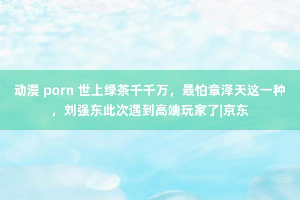 动漫 porn 世上绿茶千千万，最怕章泽天这一种，刘强东此次遇到高端玩家了|京东